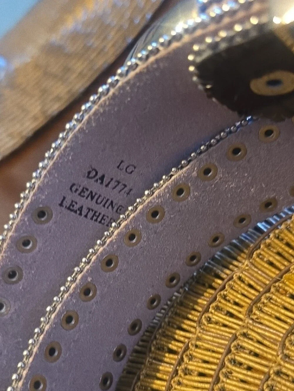 Turquoise Embellished Western Studded Belt - Women